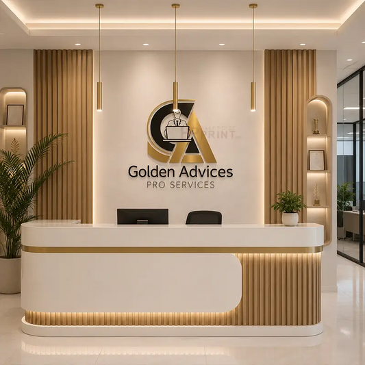 Office Reception Signage