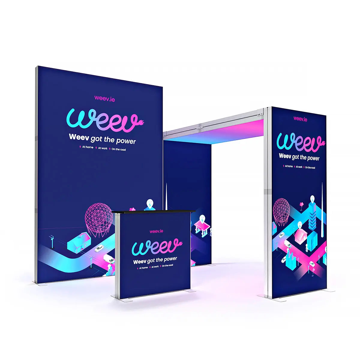 backlit arches dubai