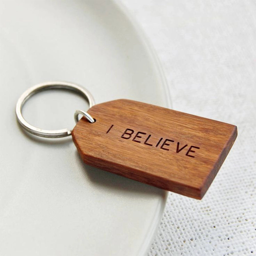 bamboo keychains