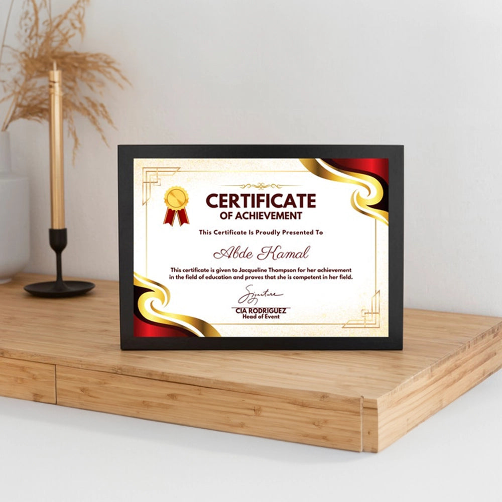 custom certificates