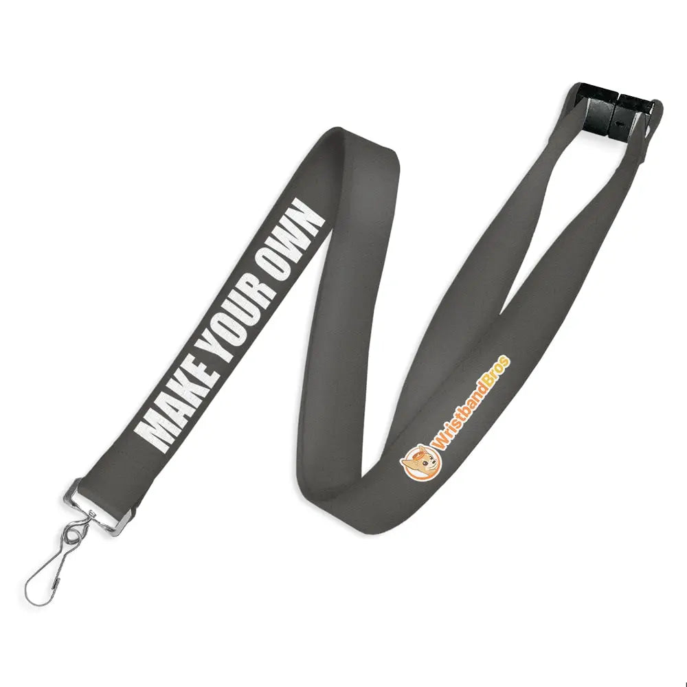 custom lanyard with metal hook and neck safety break away dubai