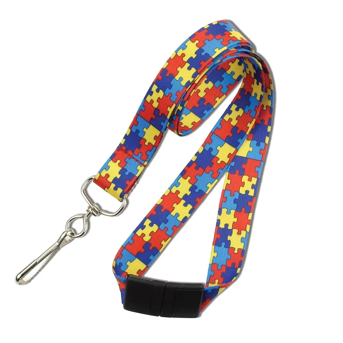 custom lanyard with metal hook and neck safety break away uae