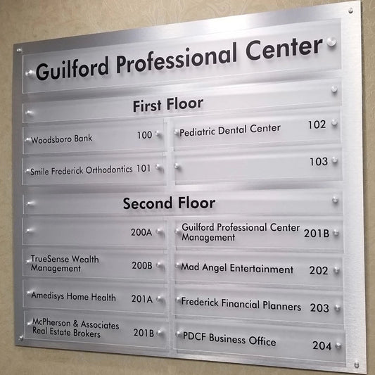 directory signage uae