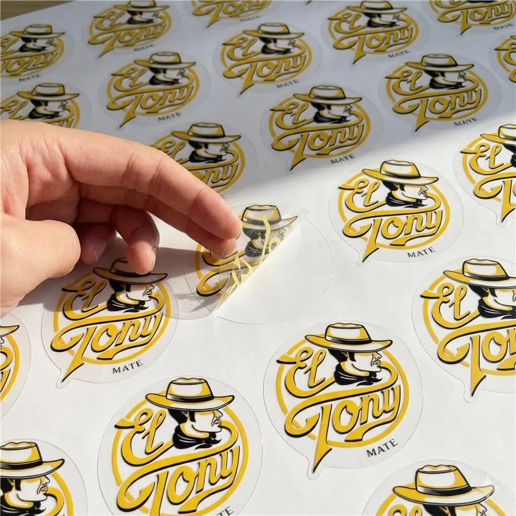 El Tony Mate Transparent Stickers Sheet