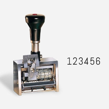 manual numbering stamps