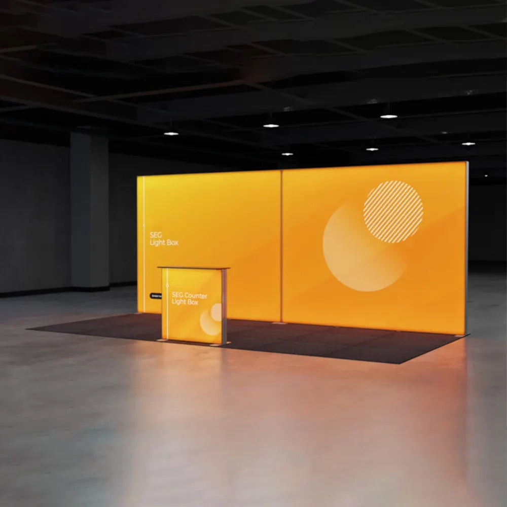 modular backlit booths uae