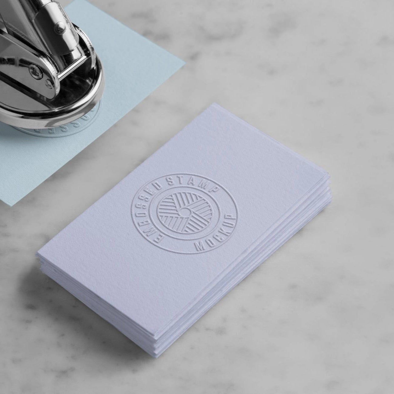 round-shaped embossing seal in dubai