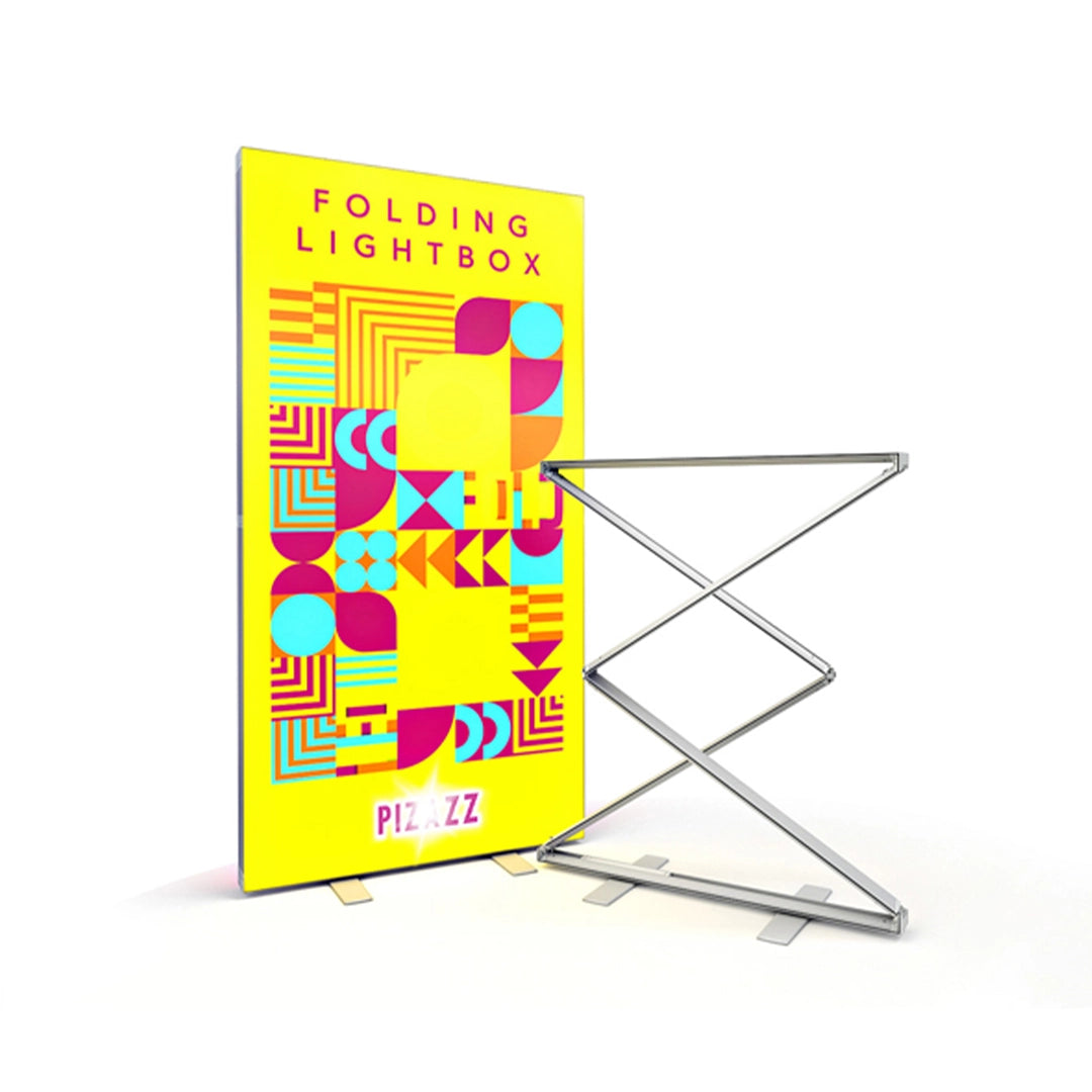snapfold backlit standee