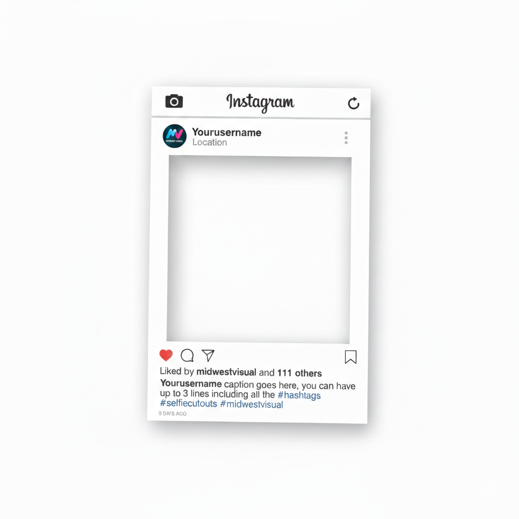 social media photo frame