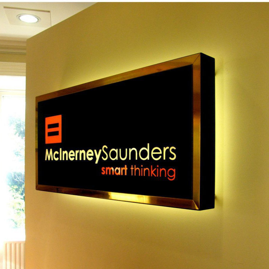wallmounted signage