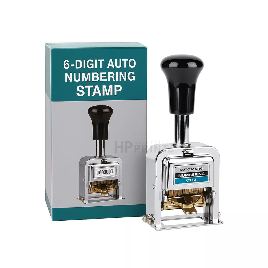 6-Digit Automatic Number Stamp