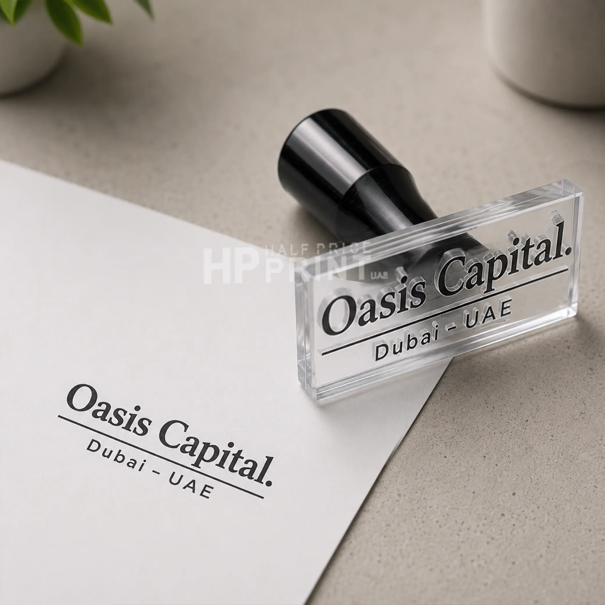 Custom Acrylic stamp