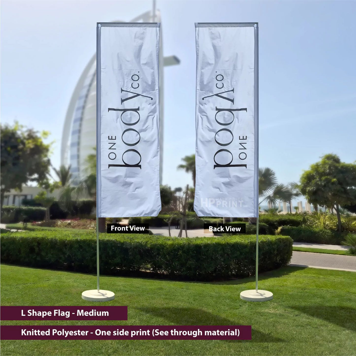 L Shaped Flags