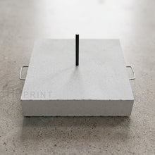 Metal Base with Concrete