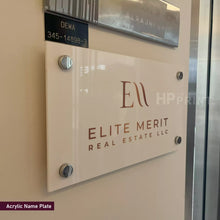 Acrylic Name Plate