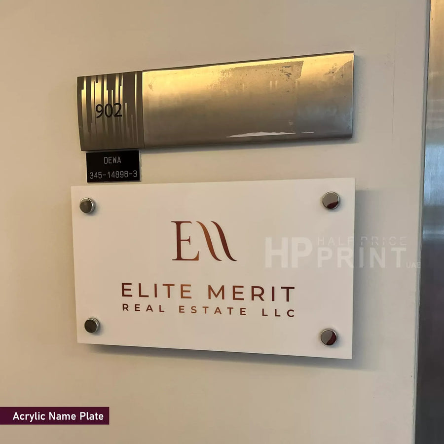 Acrylic Name Plate