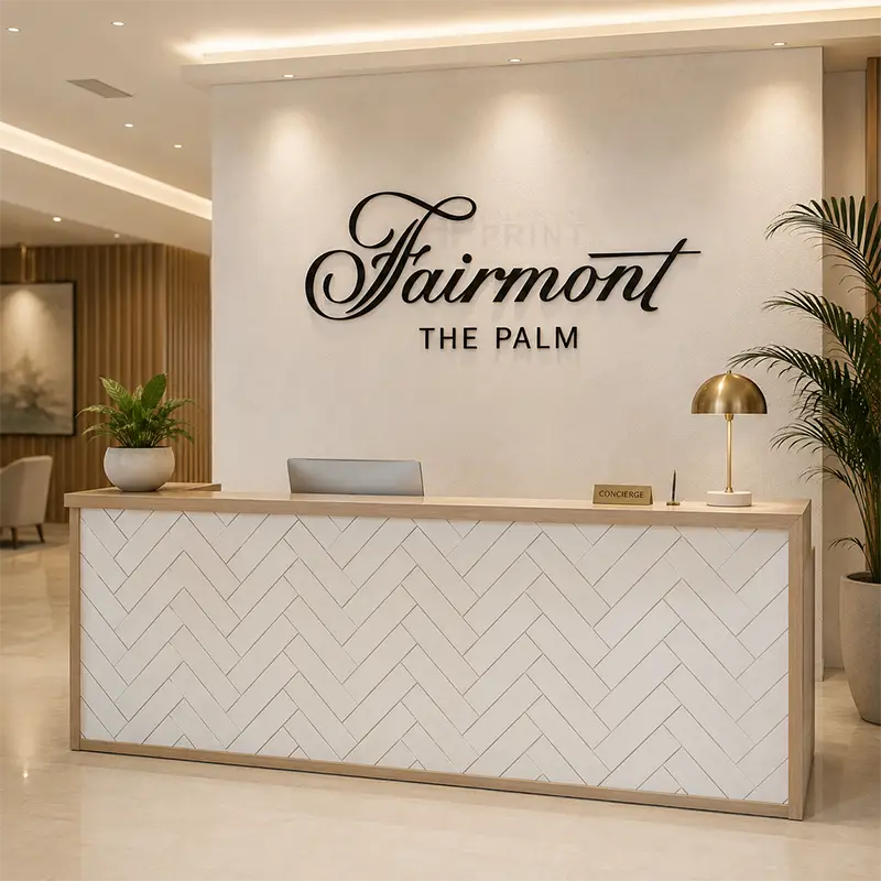 Office Reception Signage