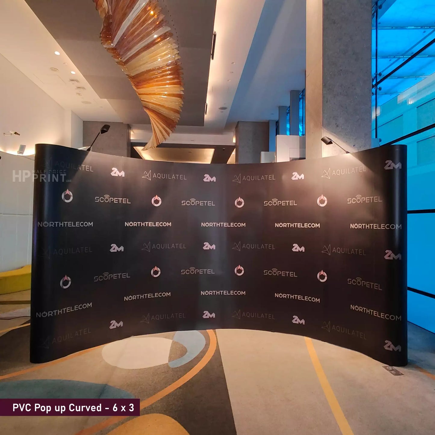 Curved Pop up Stands