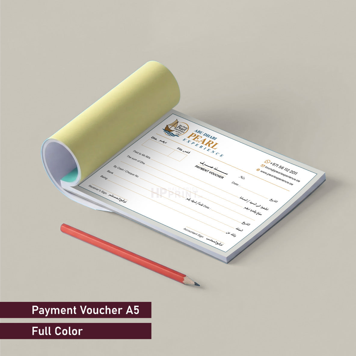Voucher Book Printing
