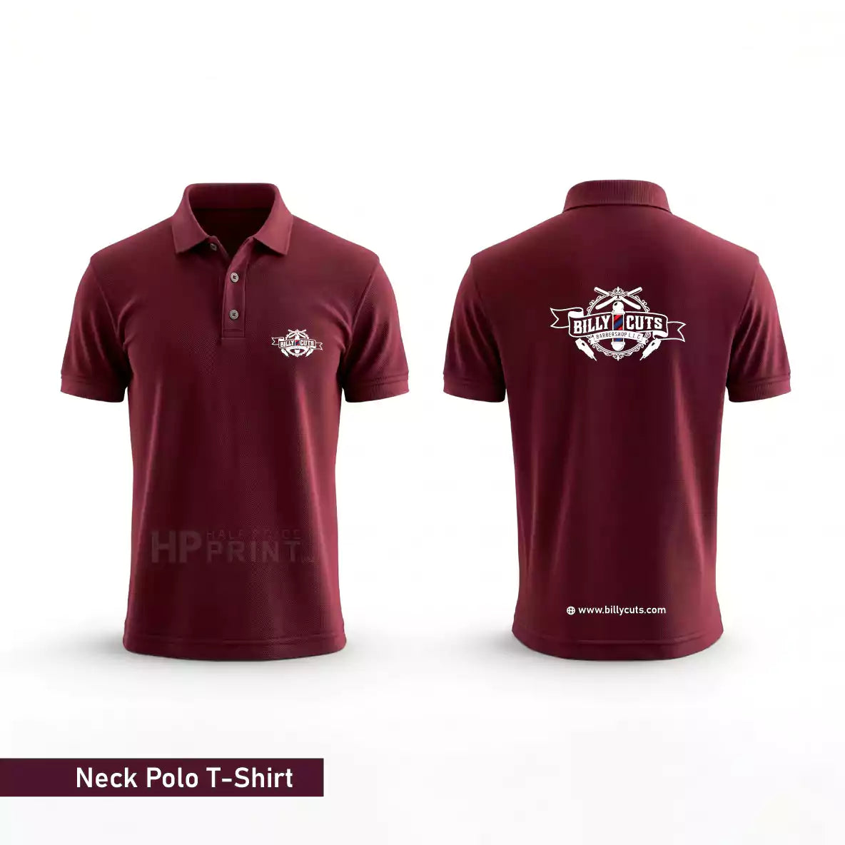 neck polo t-shirt