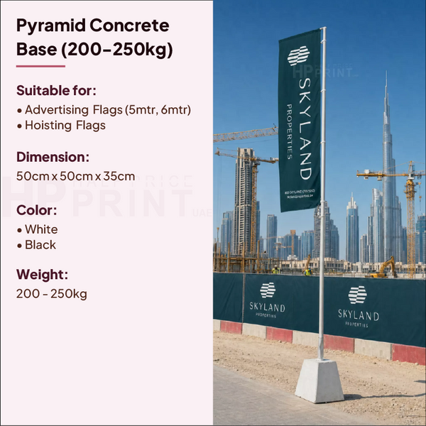 Pyramid Concrete Base