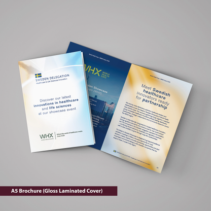 a5 brochure glossy laminated