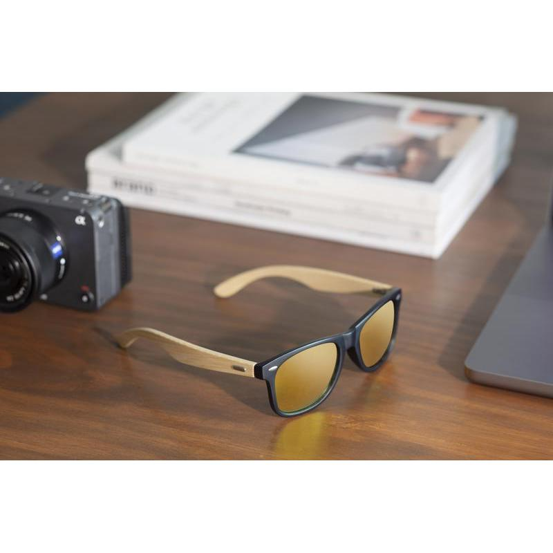 Branded Bamboo Sunglasses