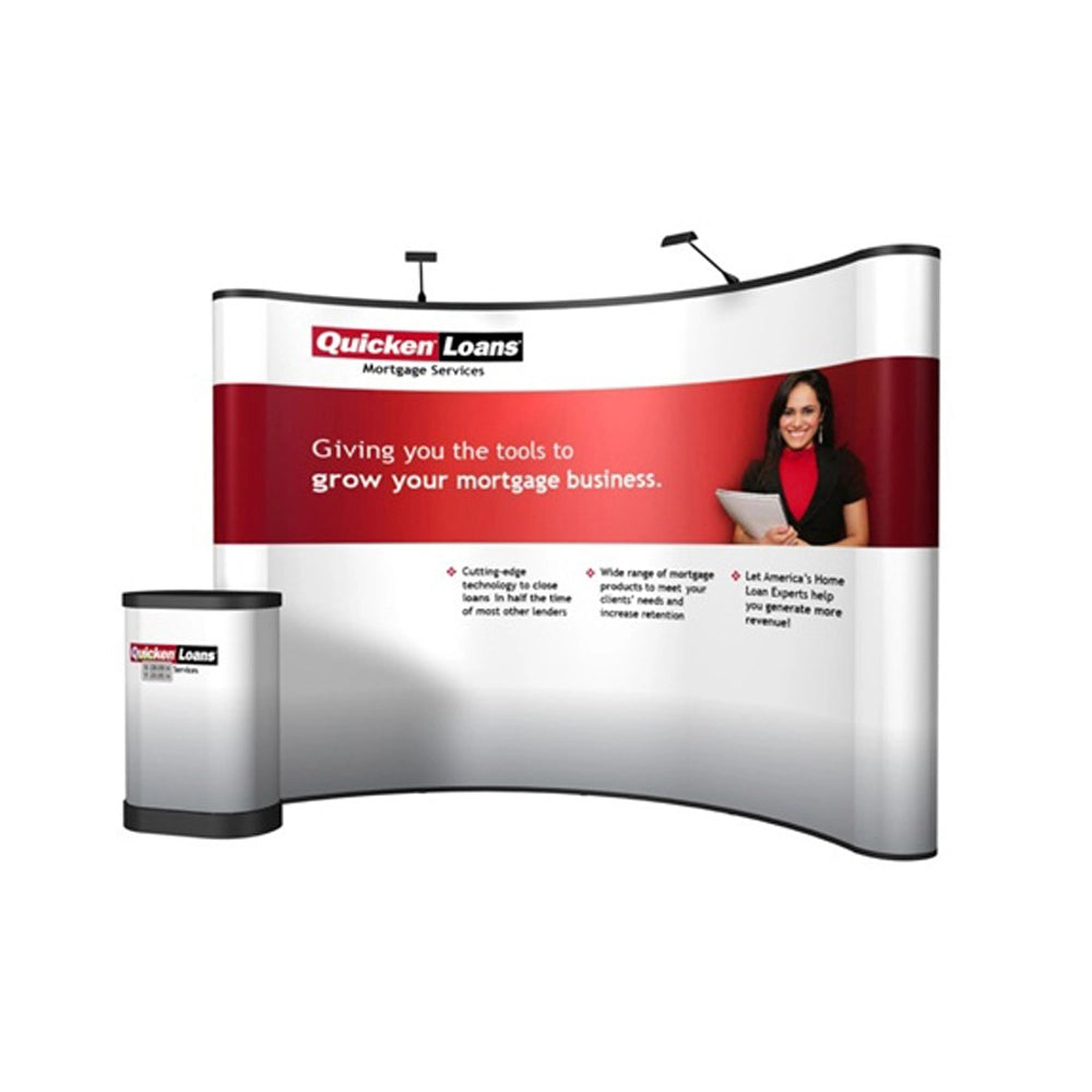 curved pop up display hard case dubai