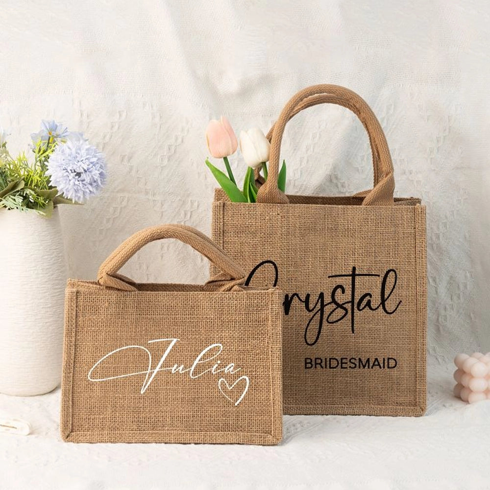 custom jute bags