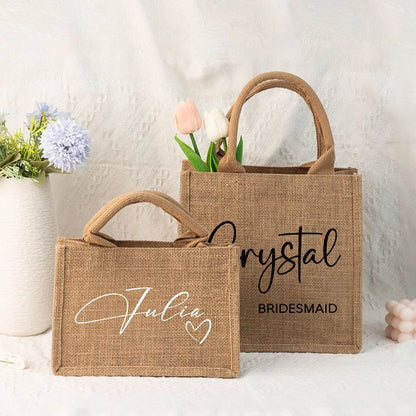custom jute bags