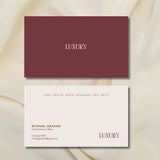 Matte Laminated Business Cards