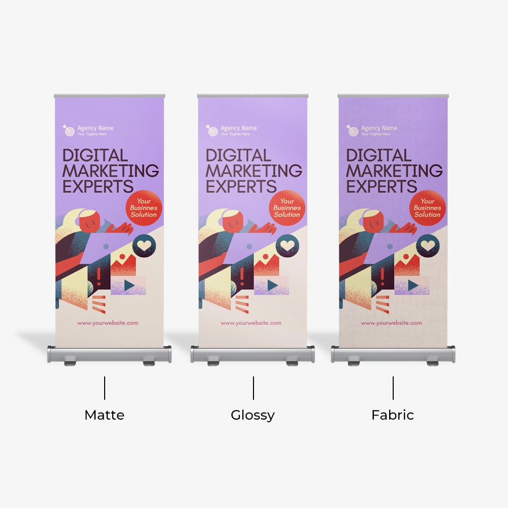 custom roll up banner in dubai