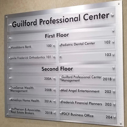 directory signage uae