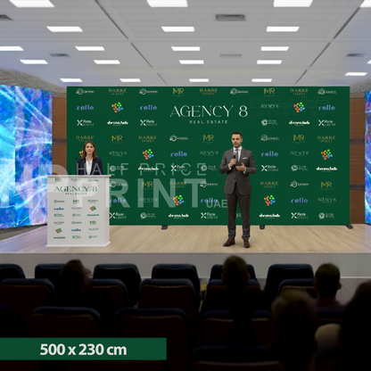 fabric backdrop for Dubai Event Exhibition