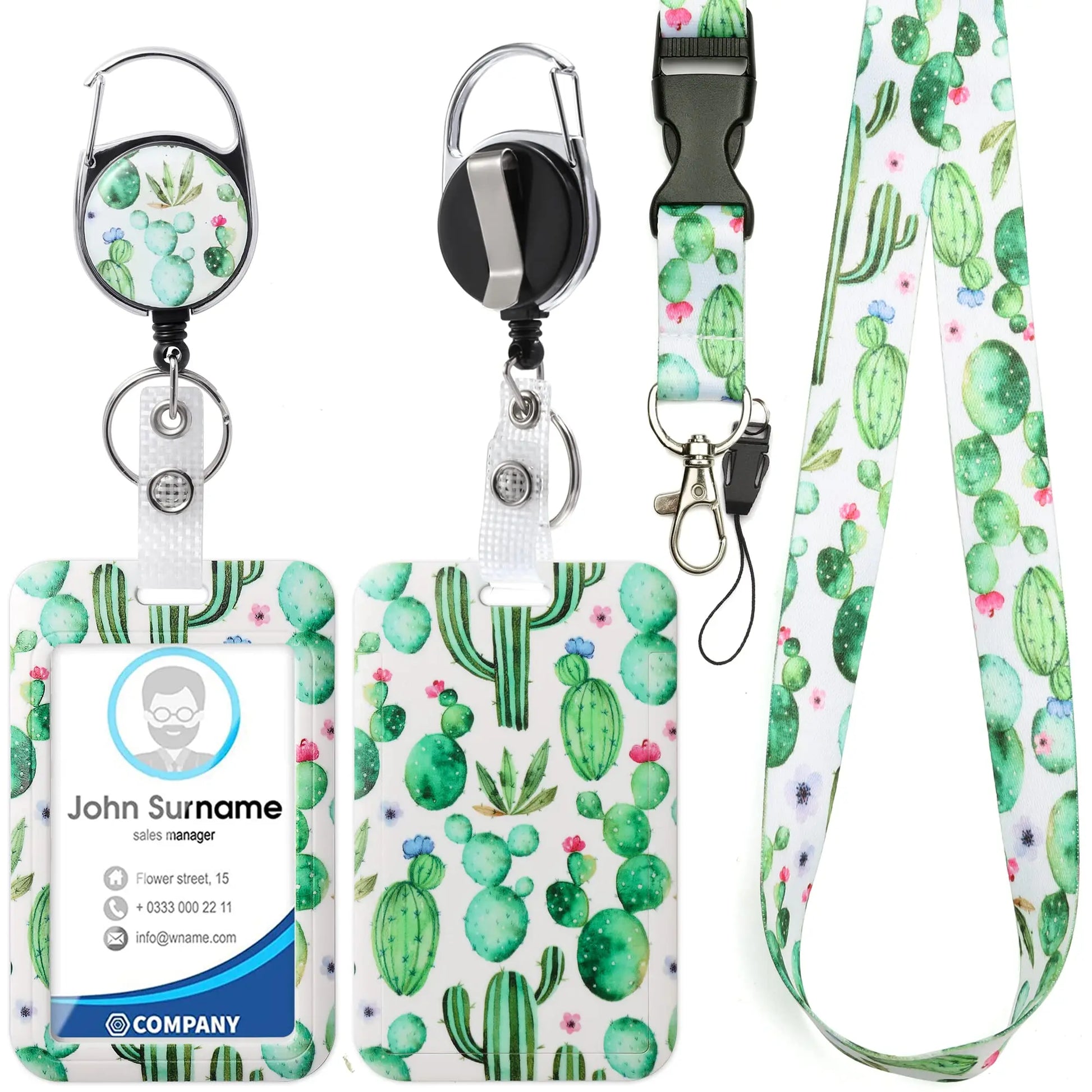 lanyard with reel badge in uae