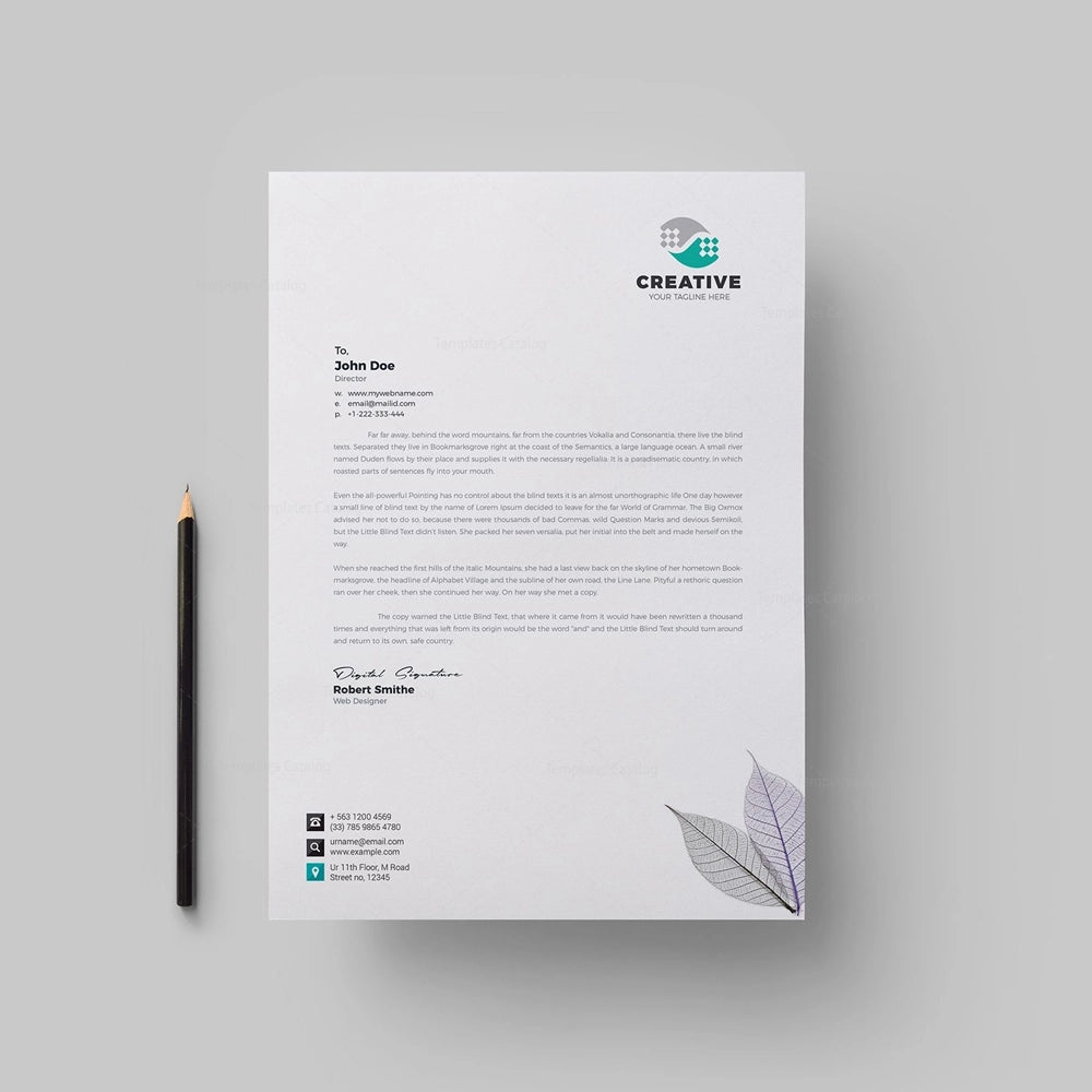 letterhead in uae