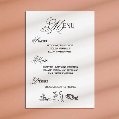 menu printing in dubai