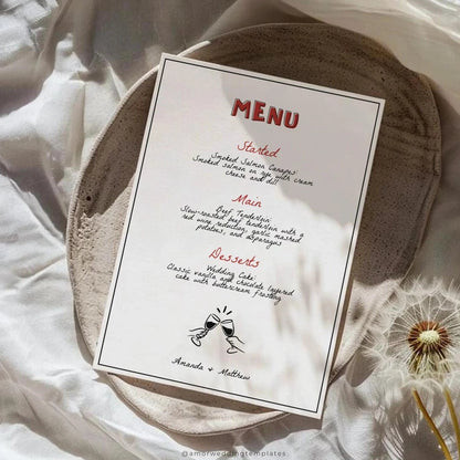 menu printing in uae