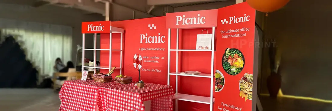 Half Price Print Delivered Complete Event Branding for Flowerwall Styling