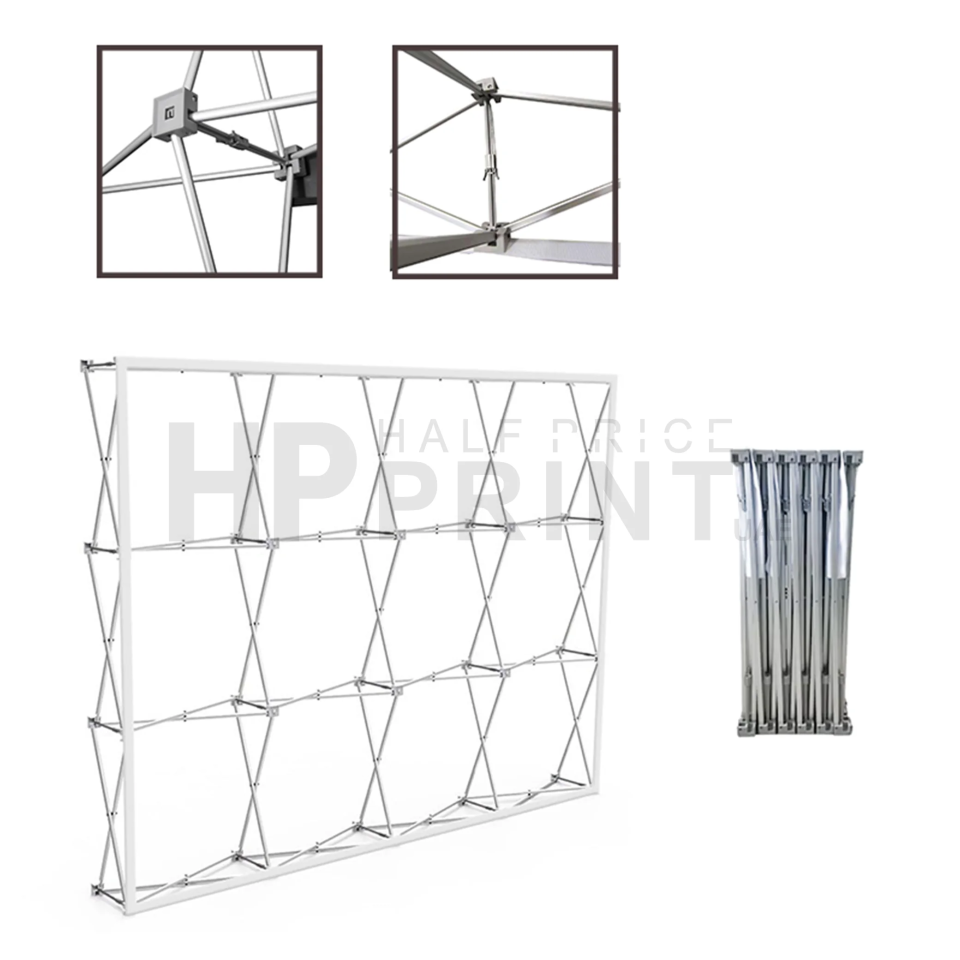 pop up display soft case frame structure