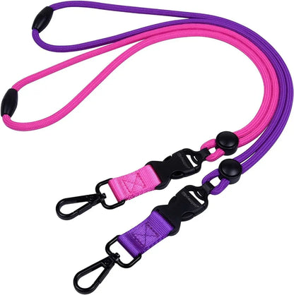 premium lanyard with double metal hook uae