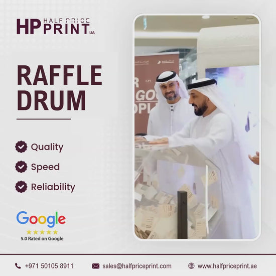 raffle drum, lucky draw box 
