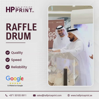 raffle drum, lucky draw box 