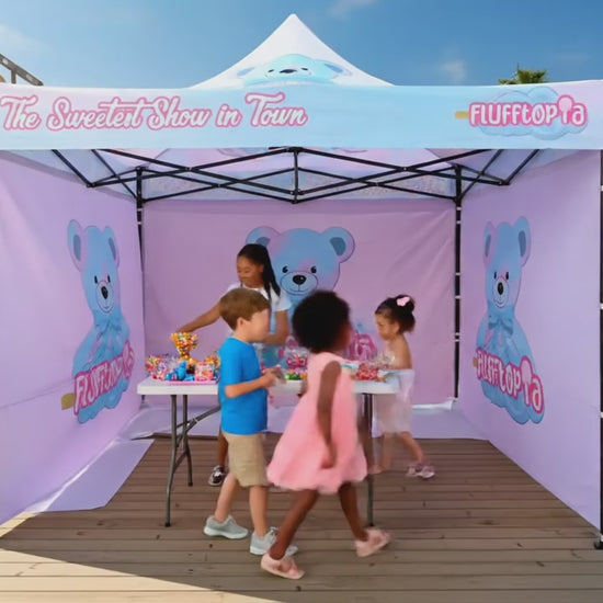 custom printed canopy