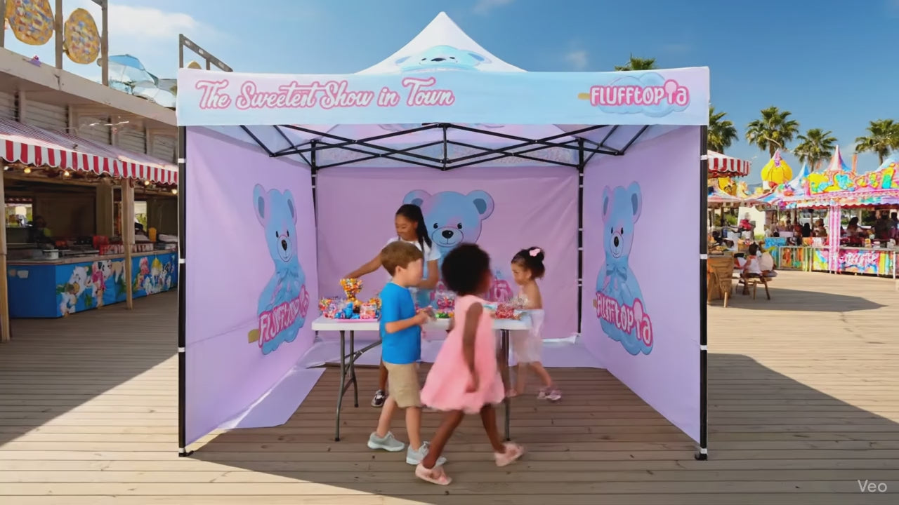 custom printed canopy