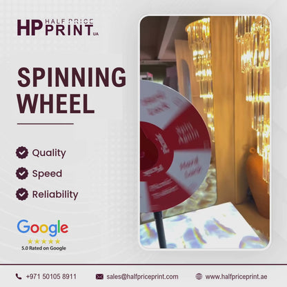 Custom Spinning Wheel