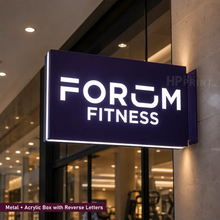 Push Through Signage