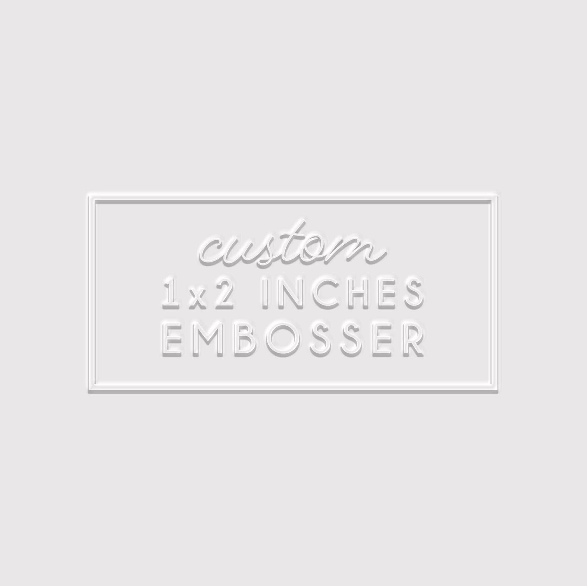 rectangular-shaped embossing seal 