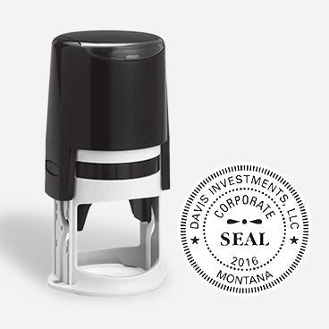 round shaped stamps