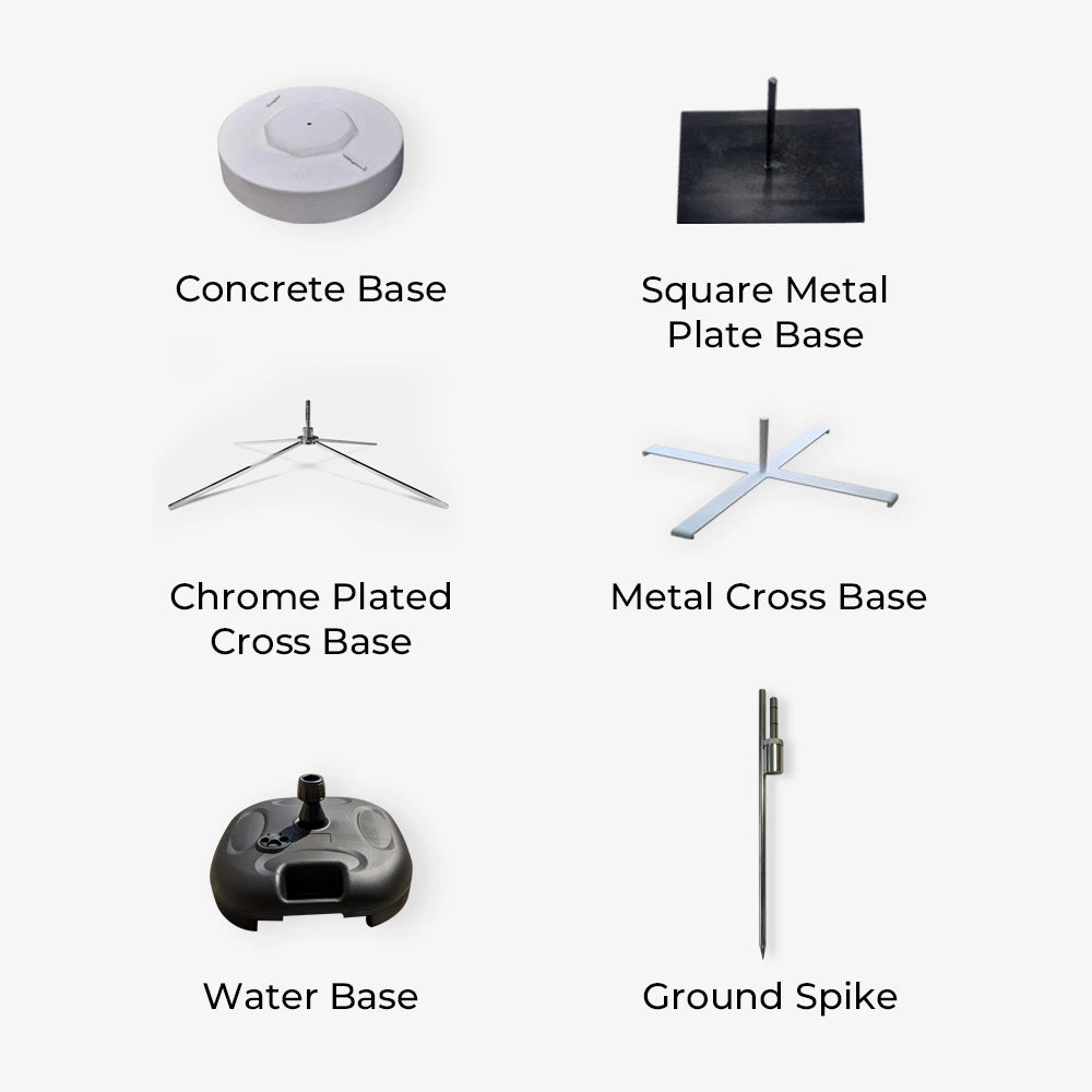 sail flag bases